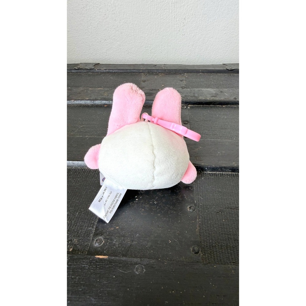 True Rainbow Kingdom Bartleby Cat Plush Clip On Pink White 3.5" - Picture 4 of 5